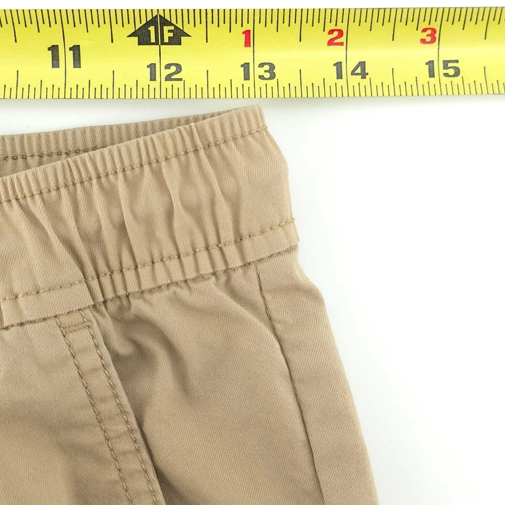 Old Navy Boys Pants Tech Taper XL 14-16 Tan Khaki Quick Dry Active Joggers